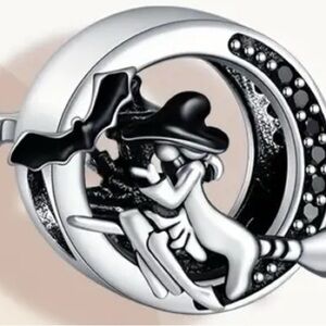 Pandora Witch Charm 925 ale Black Sterling Halloween